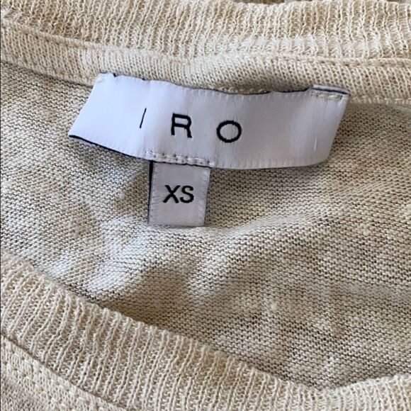 Iro burnout cream with little sparkle tee. - Picture 2 of 3